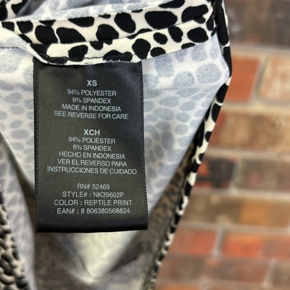 Norma Kamali Ruched Printed Bodycon Dress XS - Picture 4 of 6